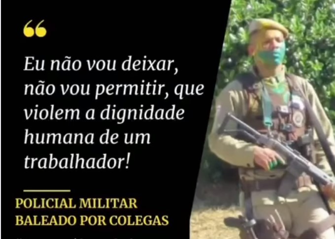 Cadeia Nacional - Wesley Soares Góes, soldado da PMBA, sacrificou a própria  vida por recusar a cumprir ordem absurda, como prevê o próprio ensinamento  militar. Morreu com honra de herói e torna-se